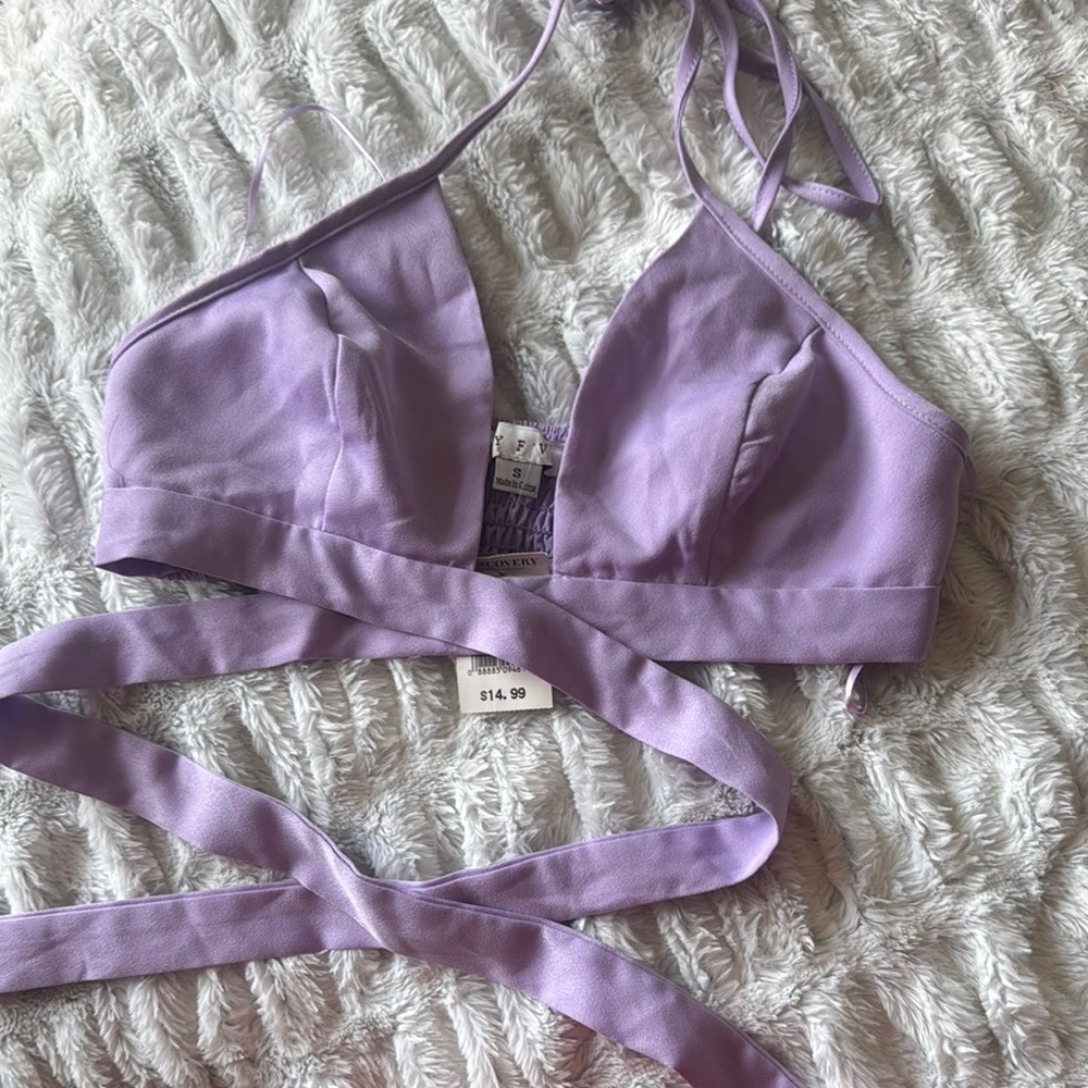 Lavender Halter Bralette